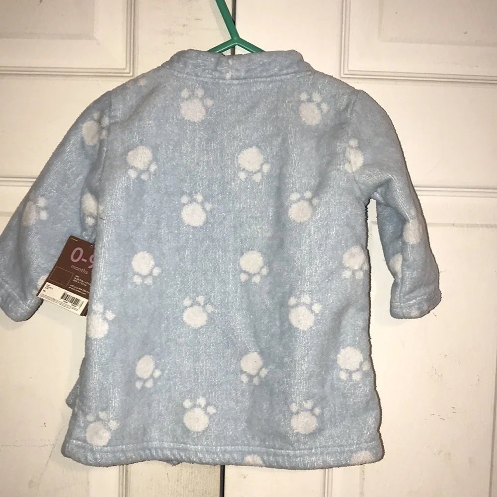 NWT Boy’s Carter's Paw Print Terry Robe